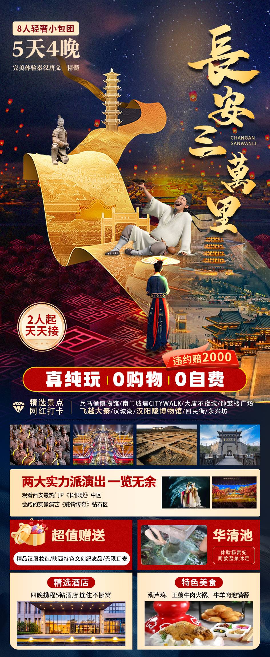 長(zhǎng)安三萬(wàn)里---西安5日（高鐵）